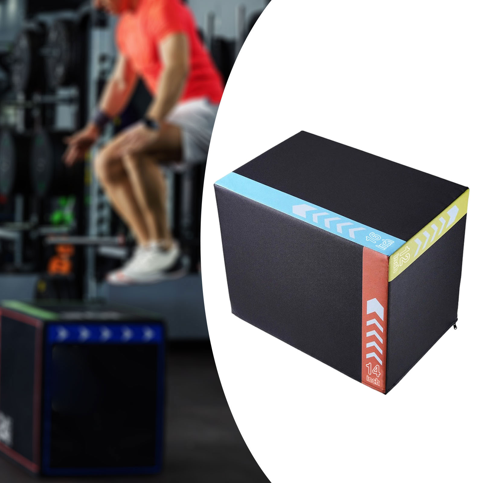 Plyo Jumping Exercise Box Port - Home Gym Jump Box review and price