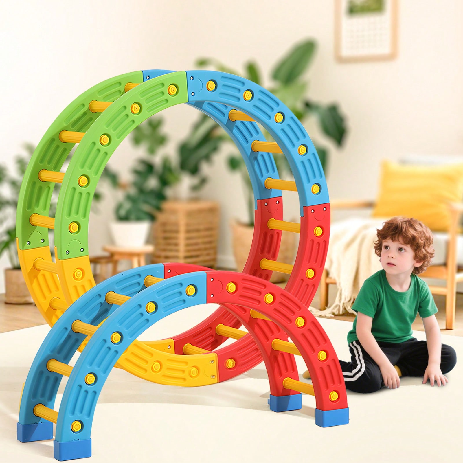 GCCSJ 2-In-1 Foldable Toddler  - Home Gym Kids review and price