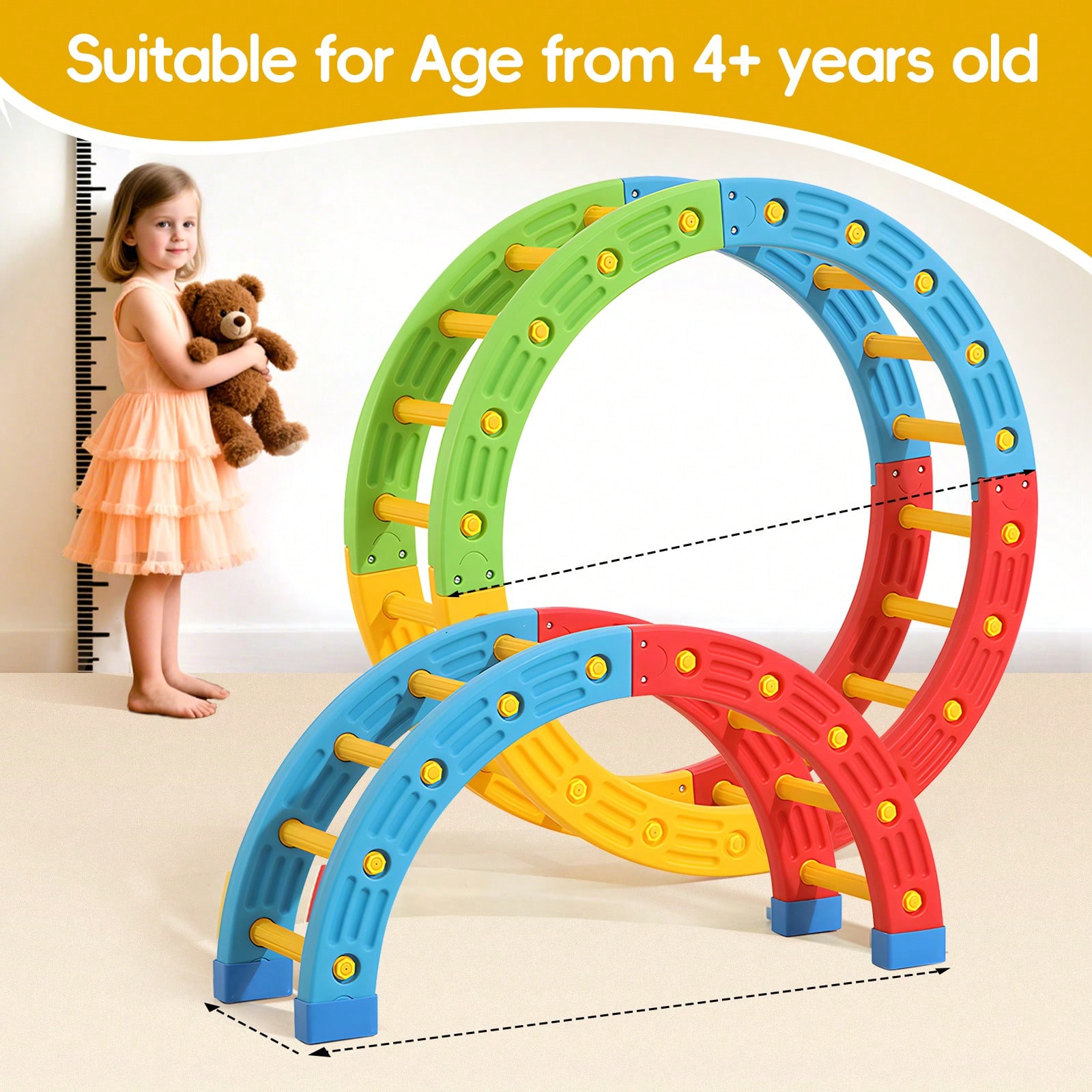 GCCSJ 2-In-1 Foldable Toddler  - Home Gym Kids review and price