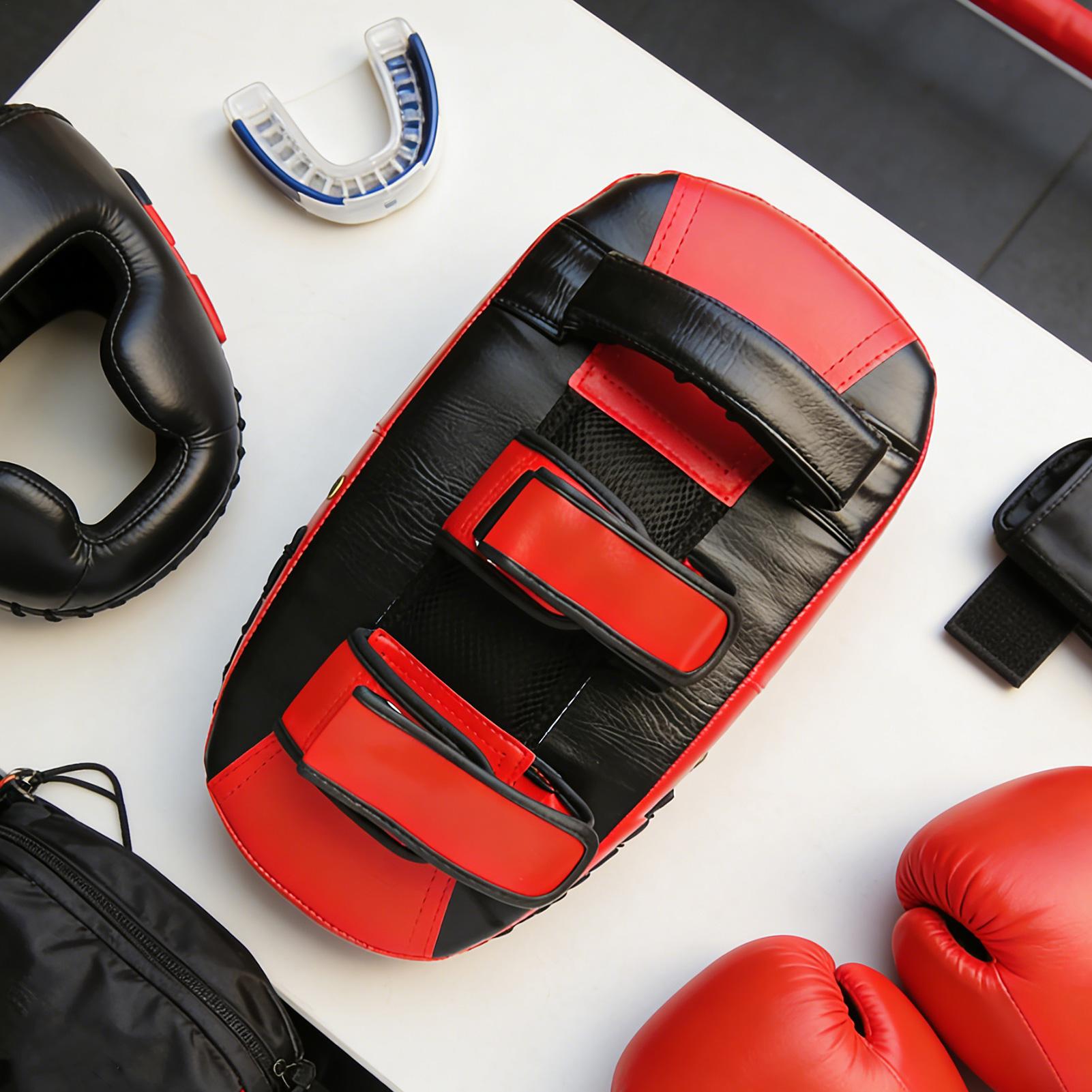 Boxing Pads PU Leather Curved  - Home Gym Kids review and price