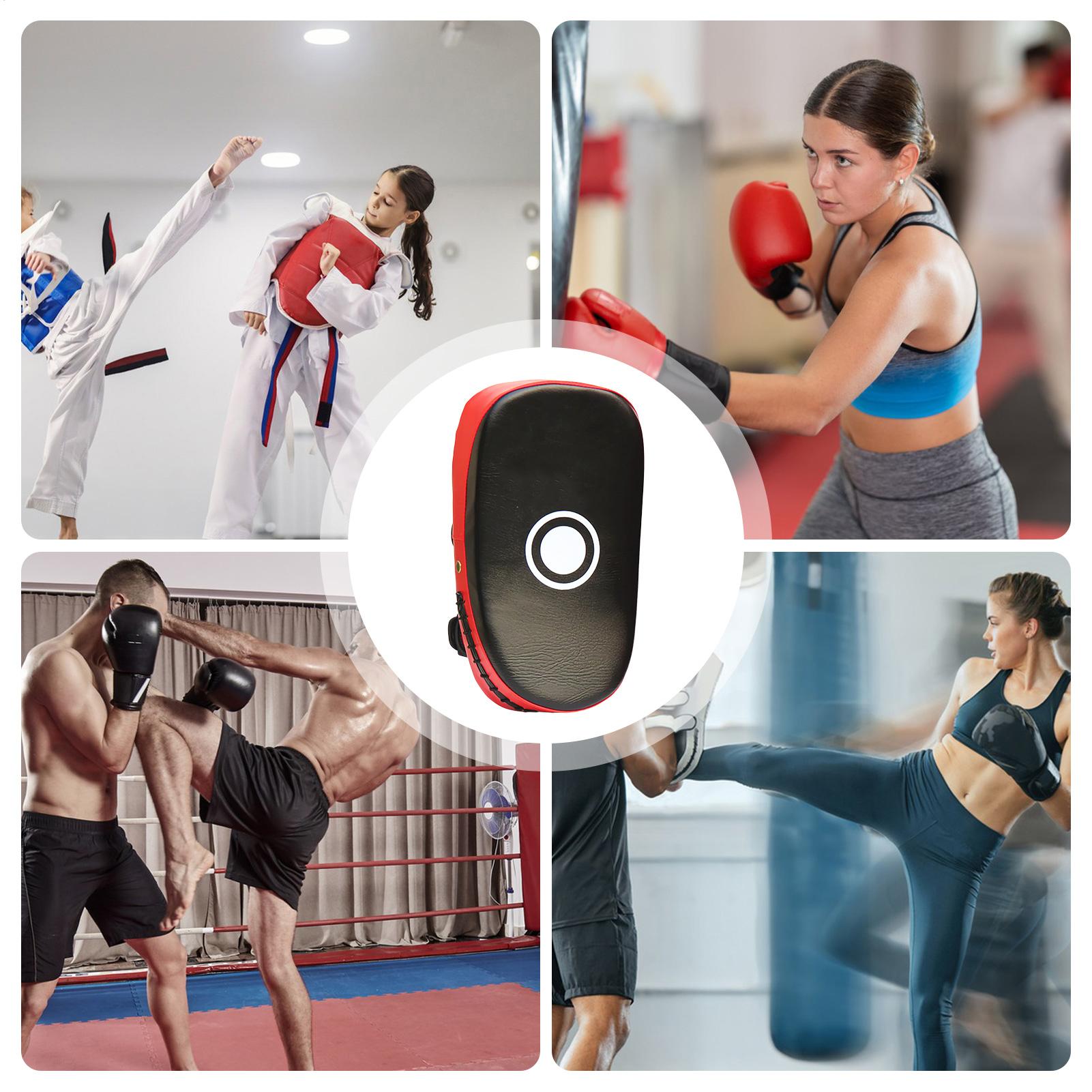 Boxing Pads PU Leather Curved  - Home Gym Kids review and price
