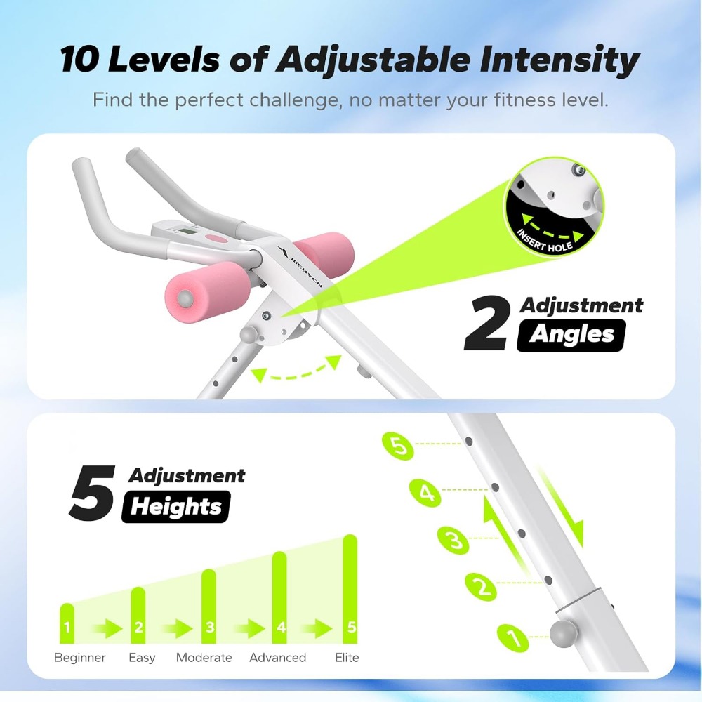 Adjustable Ab Trainer Machine  - Home Gym Workout review and price
