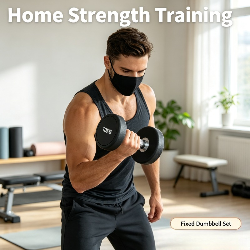 Fixed Dumbbells Set 5kg 10kg 1 - Home Gym Equipment Set review and price