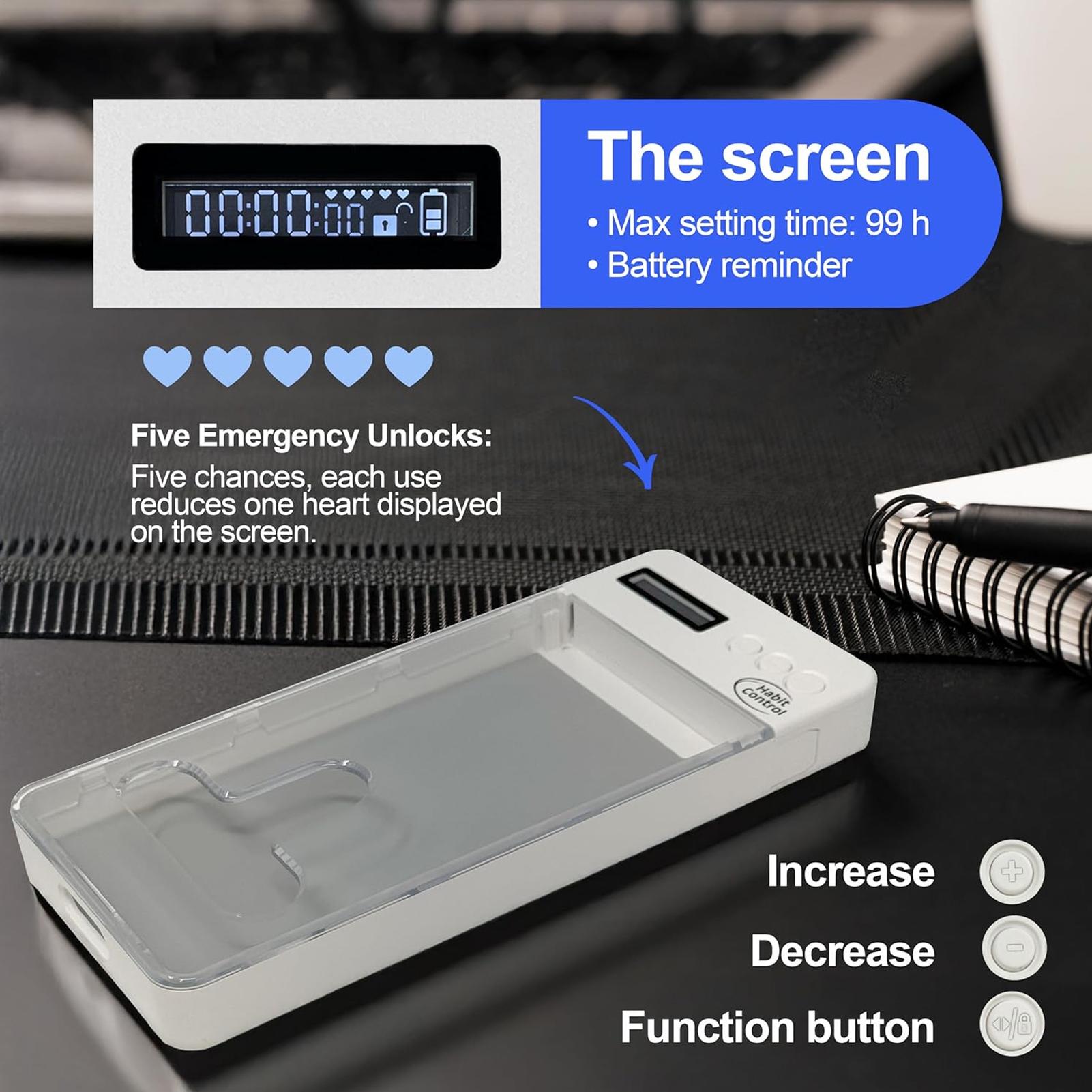 Phone Lock Box Self-Control Ca - Home Gym Kids review and price