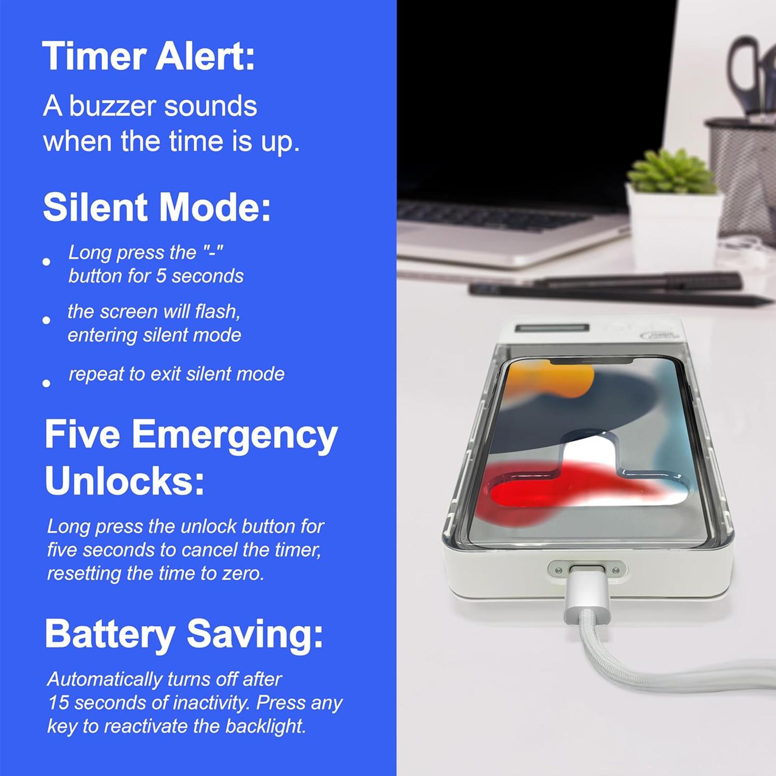 Phone Lock Box Self-Control Ca - Home Gym Kids review and price