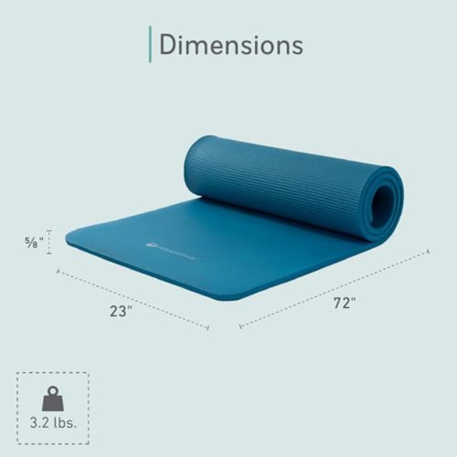 Pilates and yoga mat for studi - Home Gym Yoga Studio review and price