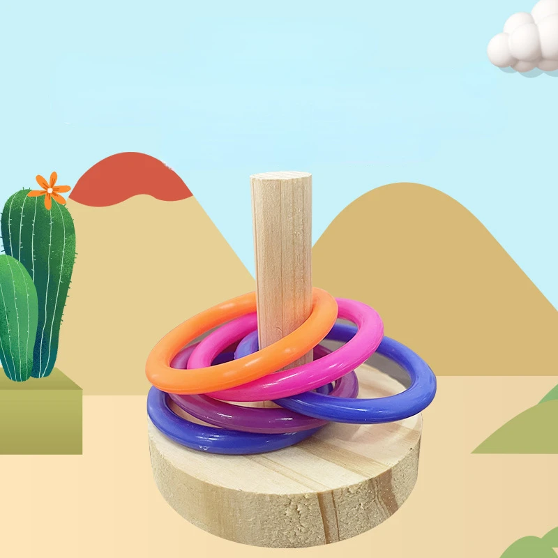 Wooden Interactive Parrot Ring - Gymnastic Rings Wooden review and price
