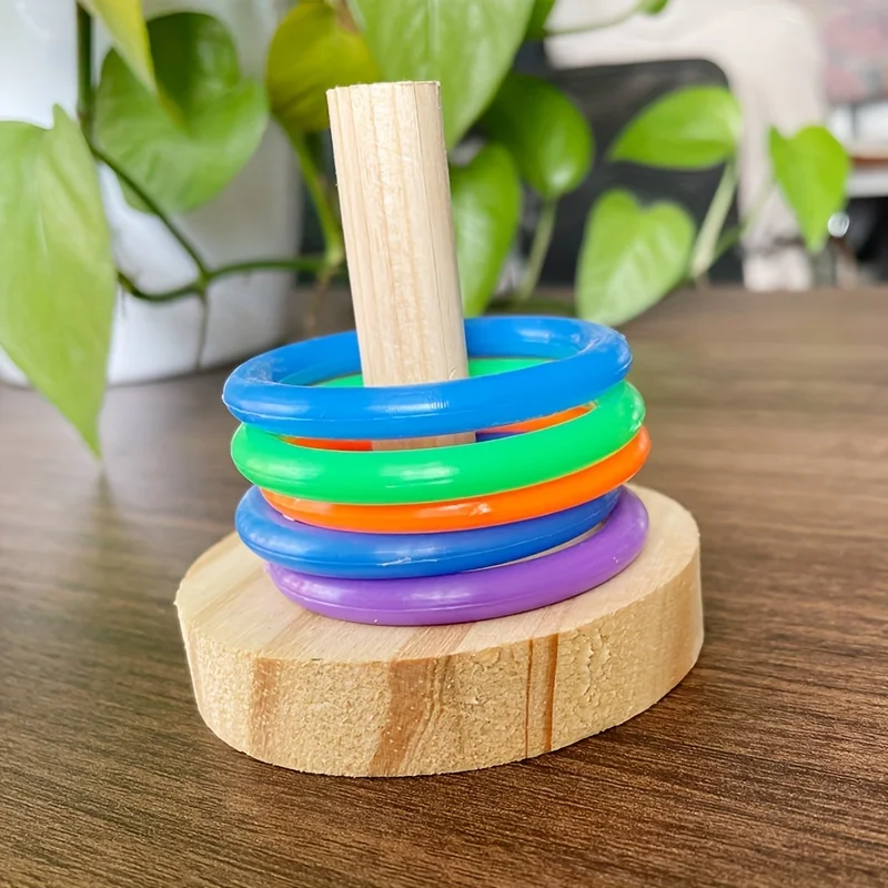 Wooden Interactive Parrot Ring - Gymnastic Rings Wooden review and price