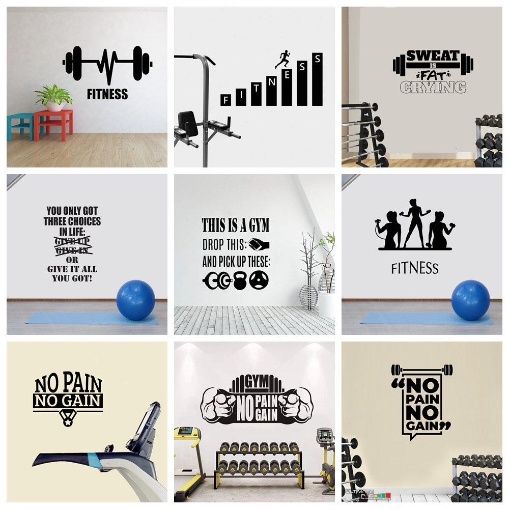 1 pc hot sale GYM culture Wall - Home Gym Kids review and price