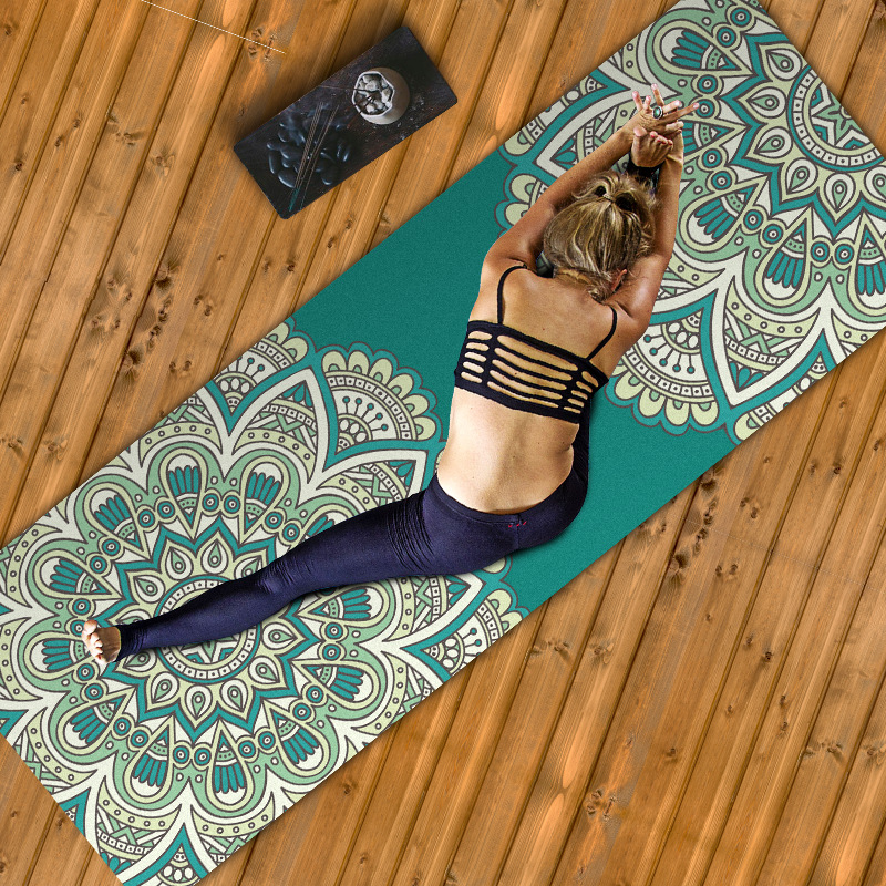 Foldable Portable Suede Yoga T - Home Gym Rubber Flooring review and price