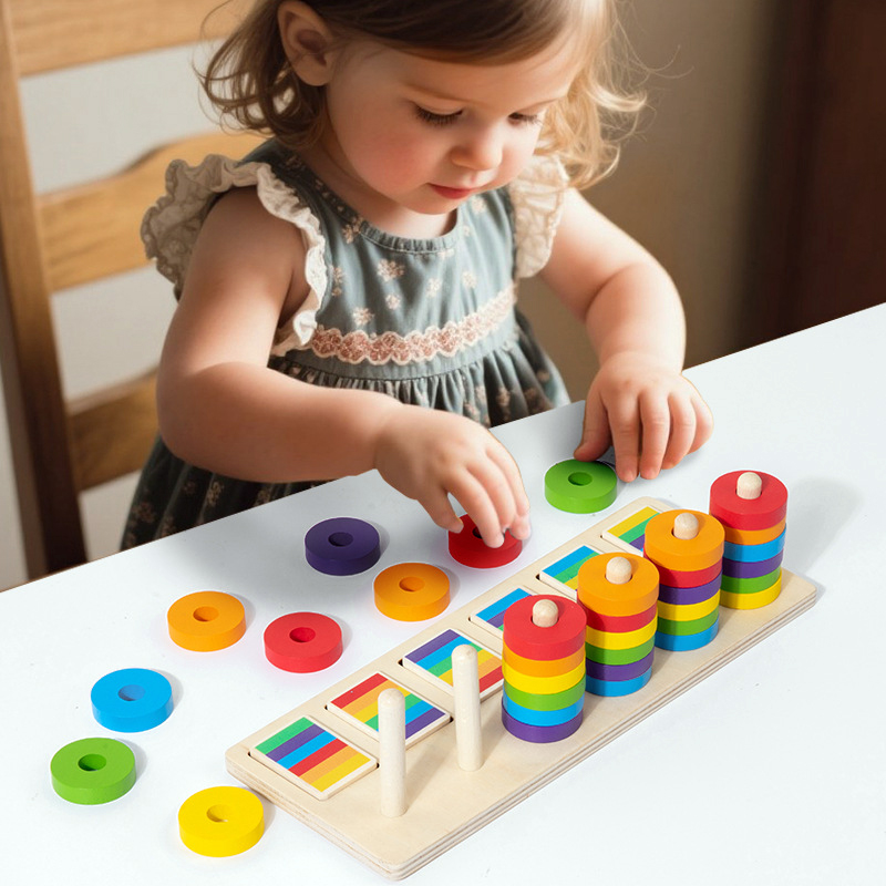 Montessori Memory Training Col - Gymnastic Rings Wooden review and price