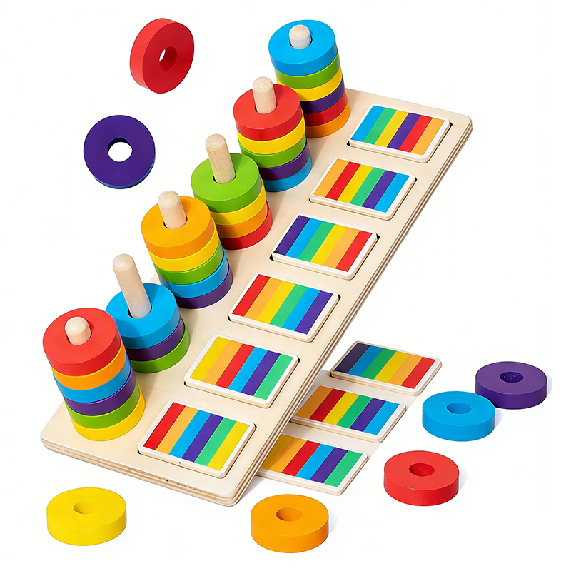 Montessori Memory Training Col - Gymnastic Rings Wooden review and price