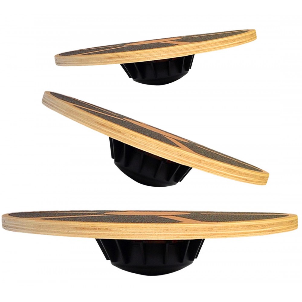 Non-Slip Wooden Wobble Balance - Wobble Board Balance review and price